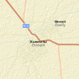 Dzhambeyty Street Map