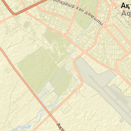 Aktobe Street Map