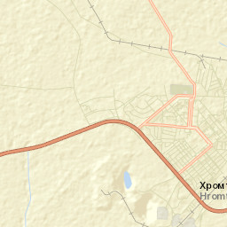 Khromtau Street Map