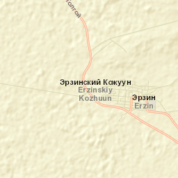 Erzin Street Map
