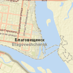 Blagoveshchensk Street Map