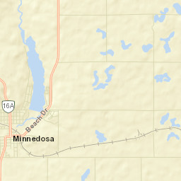 Minnedosa Street Map
