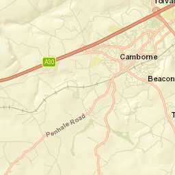 1 Carnhell Rd, Camborne, Cornwall TR14, UK Street Map