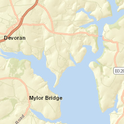 Mylor Bridge Street Map