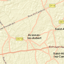 Saint-Aubert Street Map