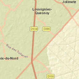 Poix-du-Nord Street Map