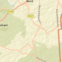 Bachant Street Map