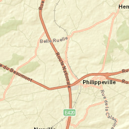 Philippeville Street Map