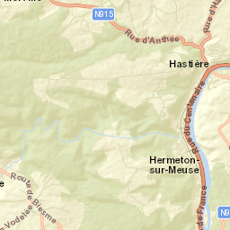 Hastière-Lavaux Street Map