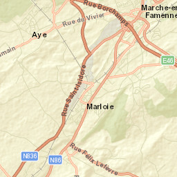 Marche-en-Famenne Street Map