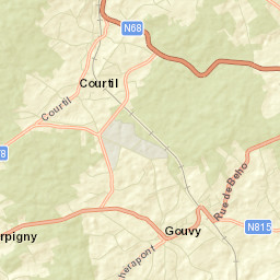 Gouvy Street Map
