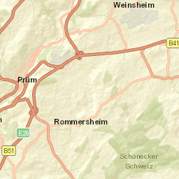 Prüm Street Map