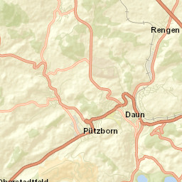 Daun Street Map