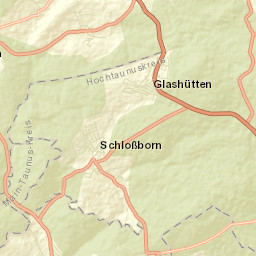 Glashütten Street Map
