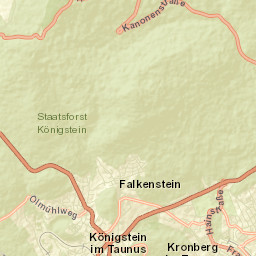 Kronberg Street Map