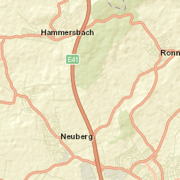 Hammersbach Street Map