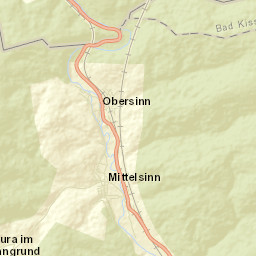Obersinn Street Map