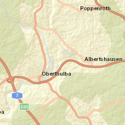 Oberthulba Street Map
