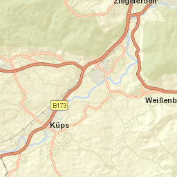 Kueps Oberfranken Street Map