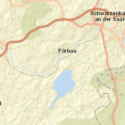 Schwarzenbach an der Saale Street Map