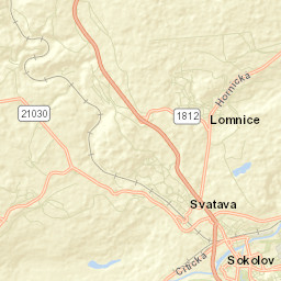Sokolov Street Map