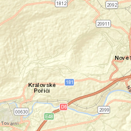 Nové Sedlo Street Map