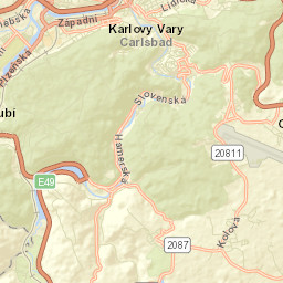 Karlovy Vary Street Map