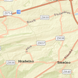 Smečno Street Map