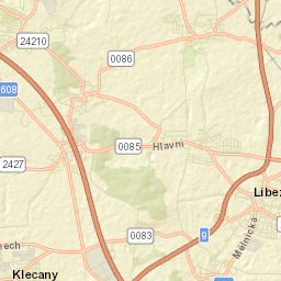 Líbeznice Street Map