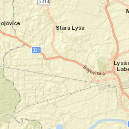 Lysá nad Labem Street Map