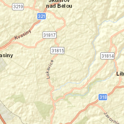 Skuhrov nad Bělou Street Map