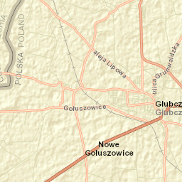 Głubczyce Street Map