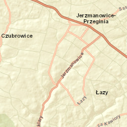 Jerzmanowice Street Map