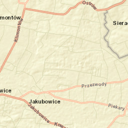 Klimontów Street Map