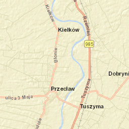 Przecław Street Map