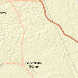 Grodzisko Górne Street Map
