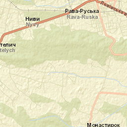 Rava-Rus’ka Street Map