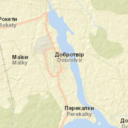 Staryy Dobrotvir Street Map