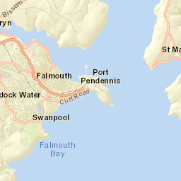Falmouth Street Map
