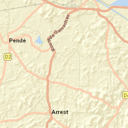 Pendé Street Map