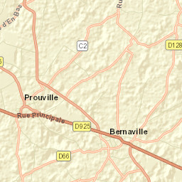 Bernaville Street Map