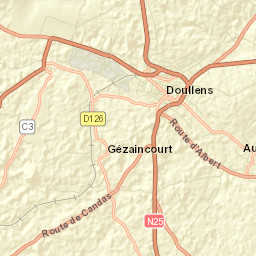 Doullens Street Map
