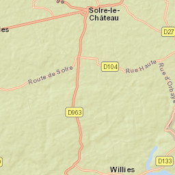 Solre-le-Château Street Map