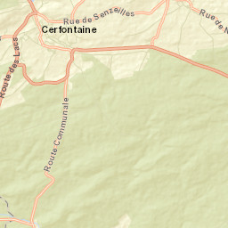 Cerfontaine Street Map