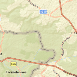 Fromelennes Street Map