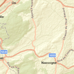 Nassogne Street Map