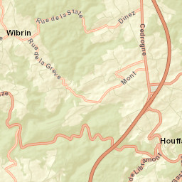 Houffalize Street Map