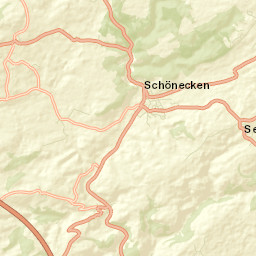 Schönecken Street Map