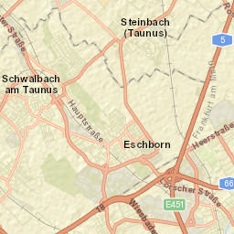 Sulzbach Street Map