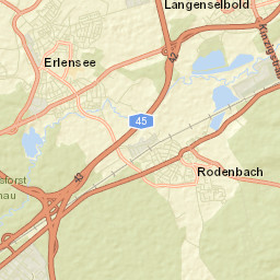 Erlensee Street Map